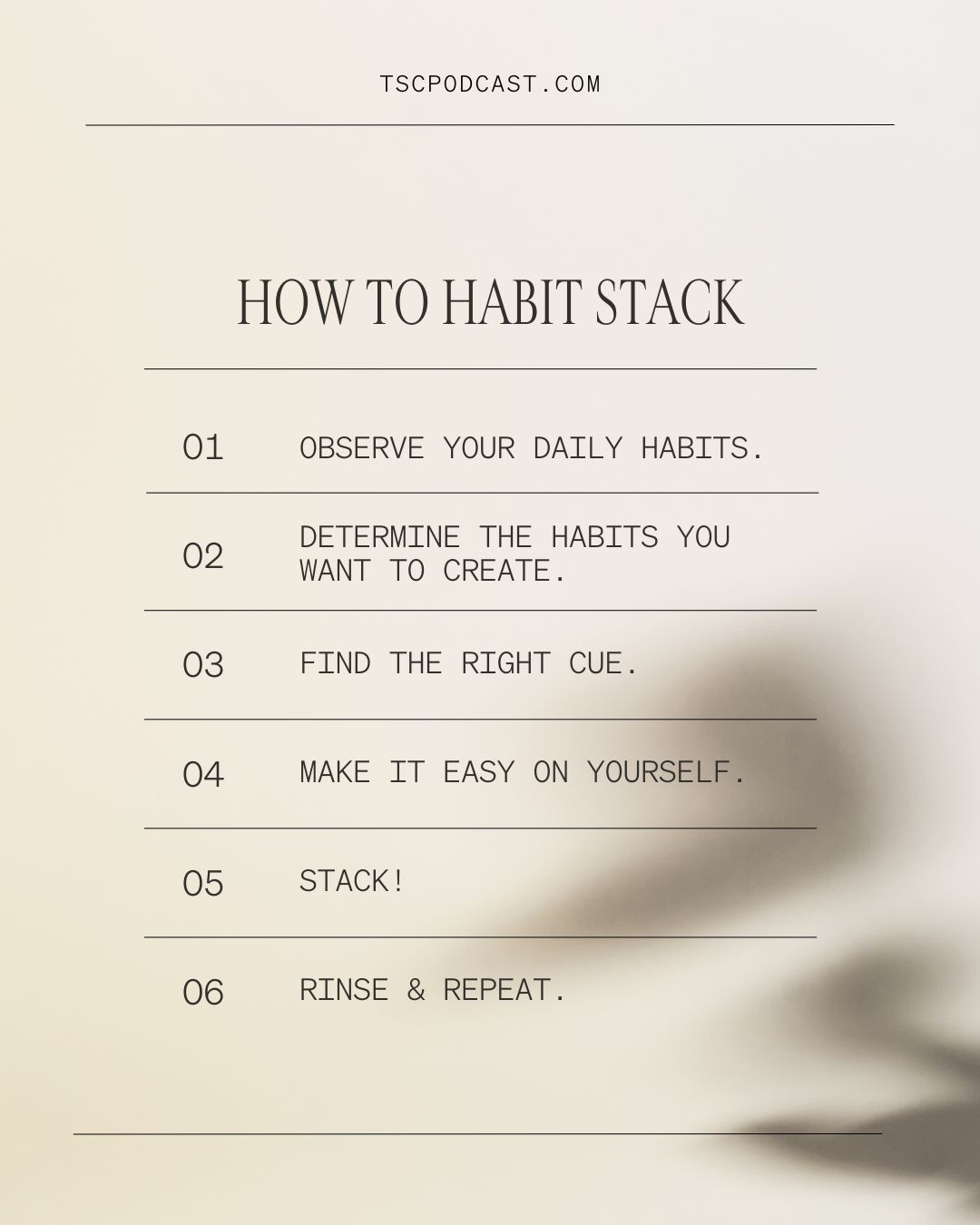 how to habit stack