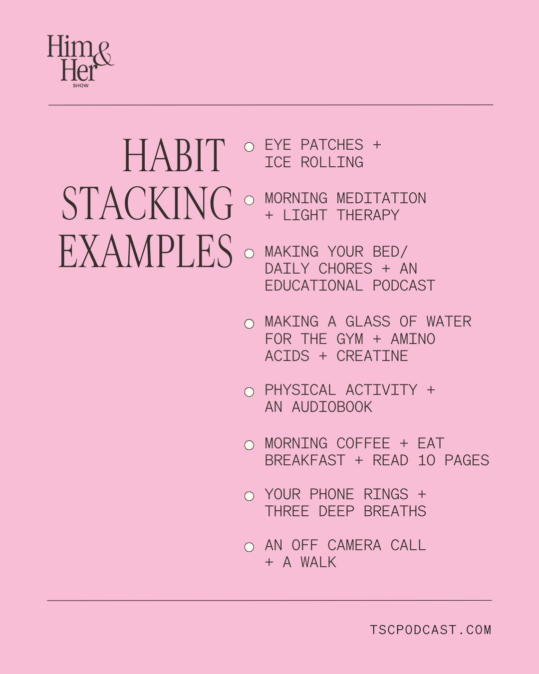 habit stacking examples