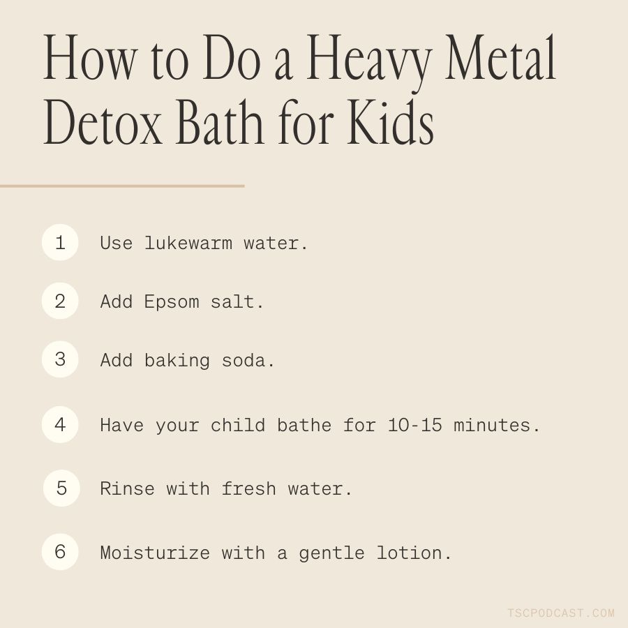 How to Do a Heavy Metal Detox Bath for Kids