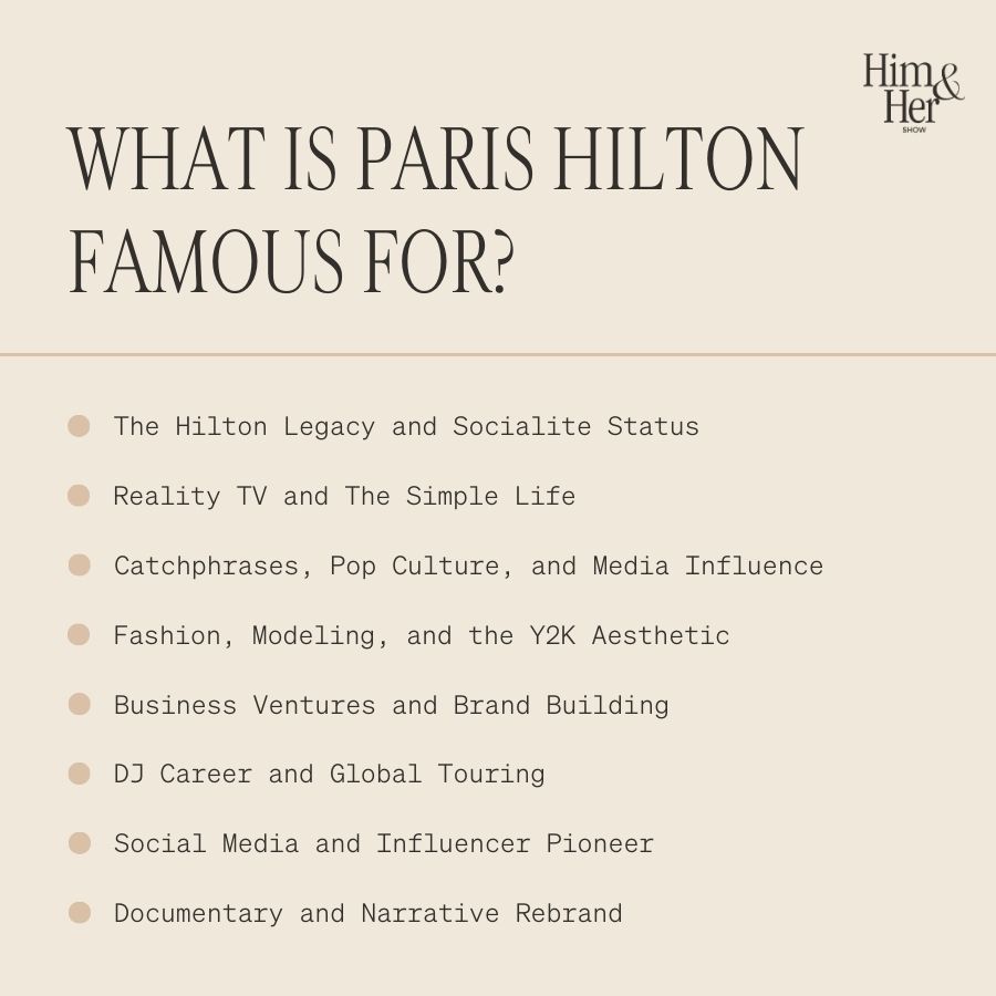 What Is Paris Hilton Famous For