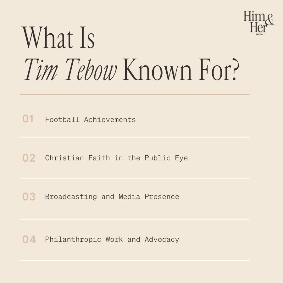 What Is Tim Tebow Known For?