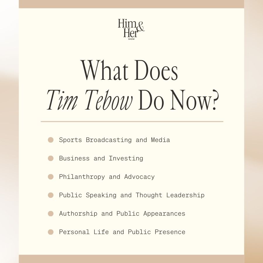 What Does Tim Tebow Do Now?