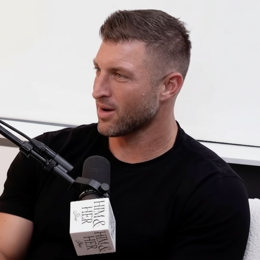 Tim Tebow on Him & Her Show