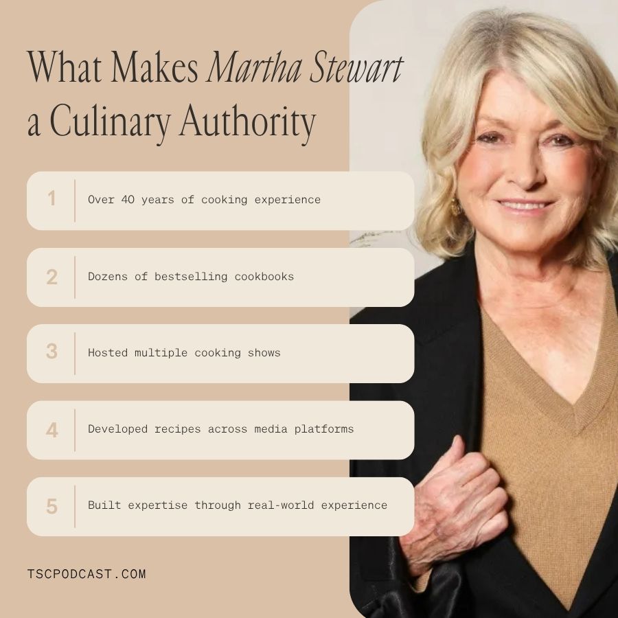 What Makes Martha Stewart a Culinary Authority
