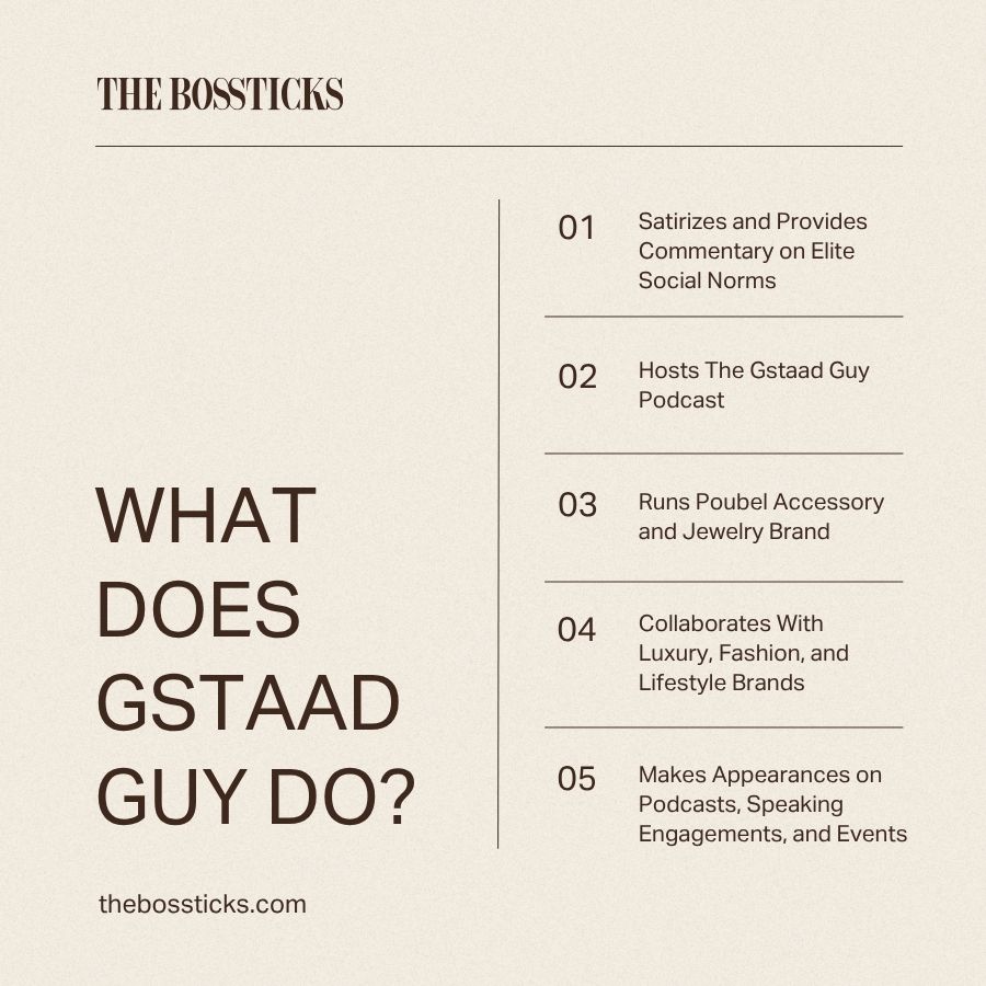 What Does Gstaad Guy Do