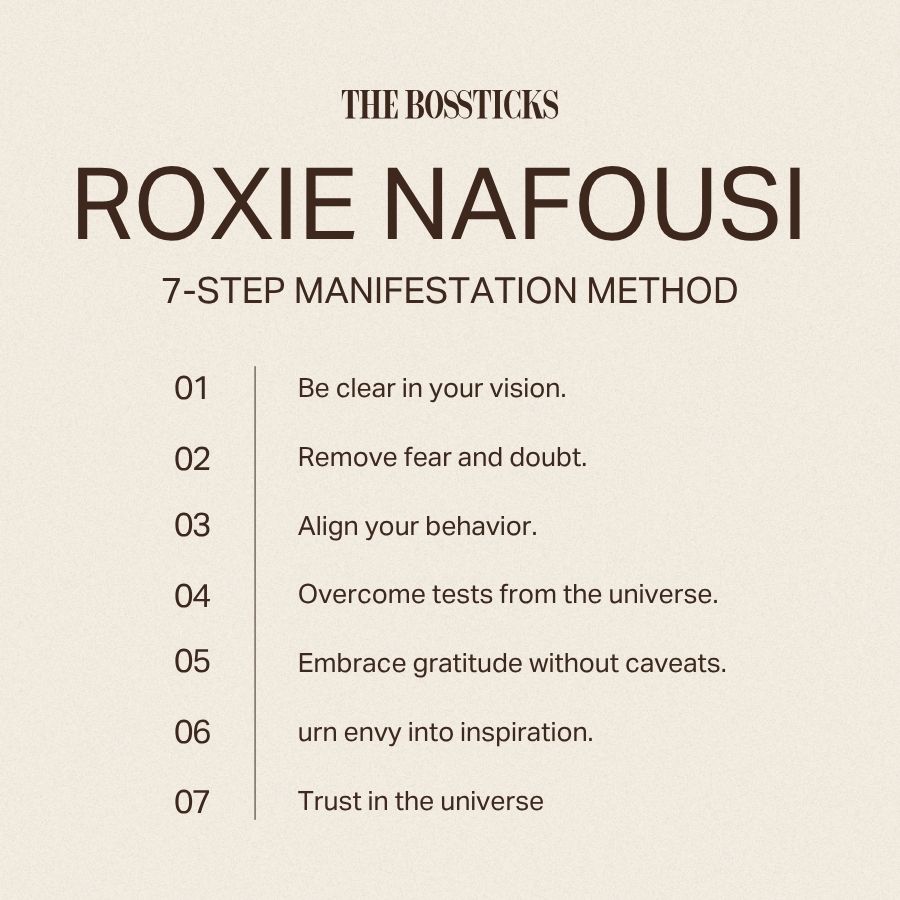 Roxie Nafousi 7-Step Manifestation Method