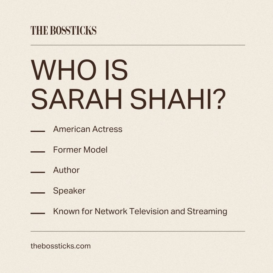 Who Is Sarah Shahi