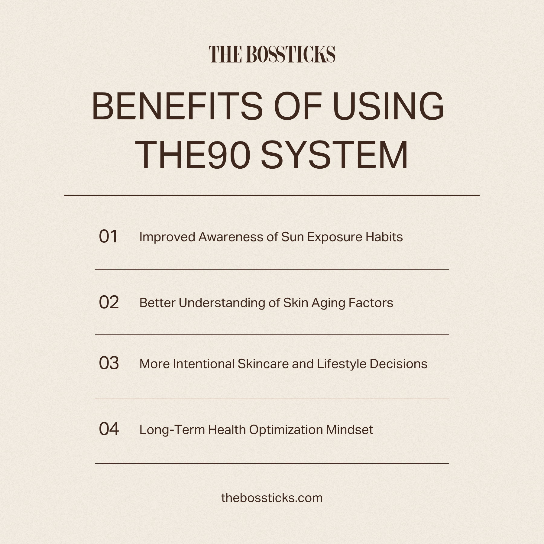 Benefits of Using The90 System
