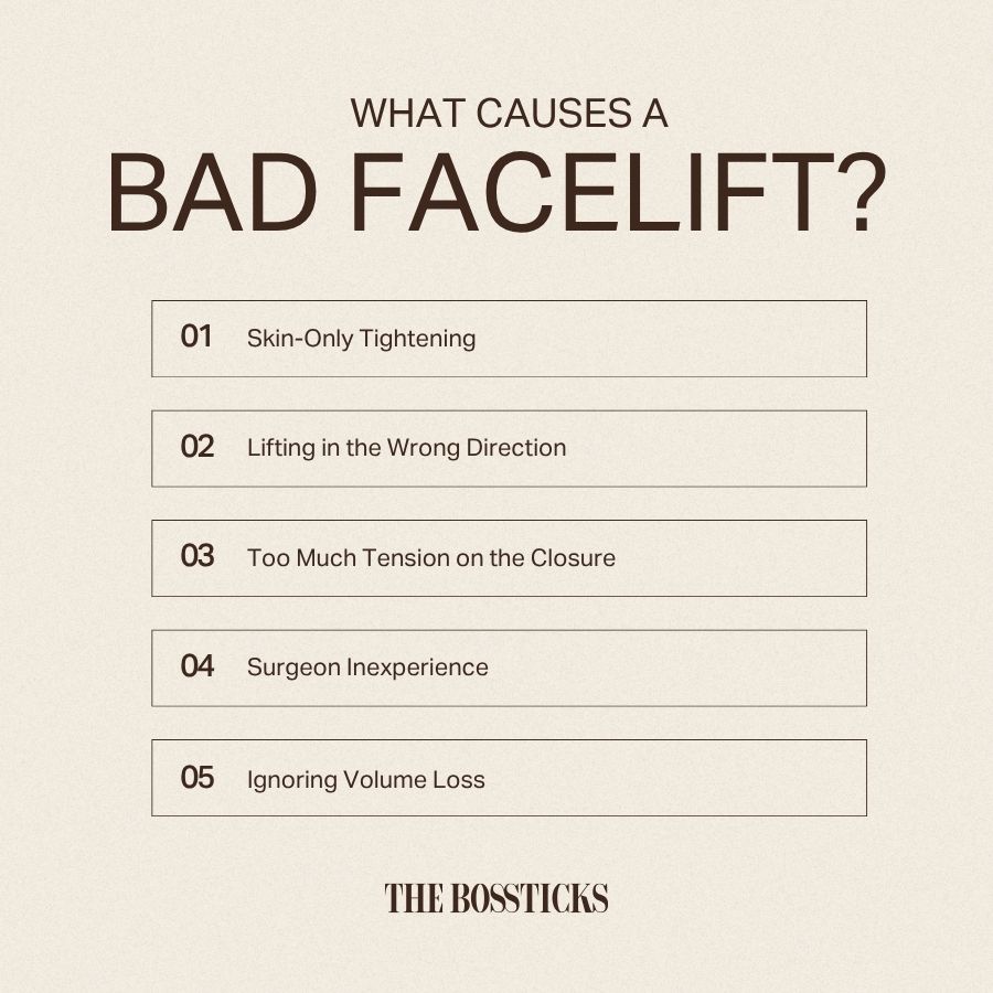What Causes a Bad Facelift
