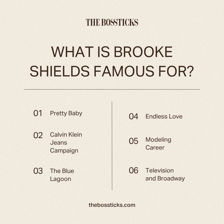 What Is Brooke Shields Famous For