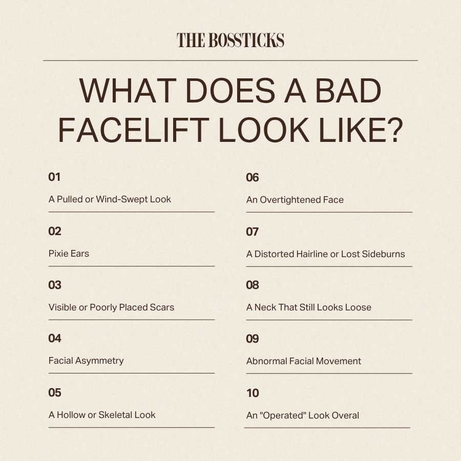 What Does a Bad Facelift Look Like