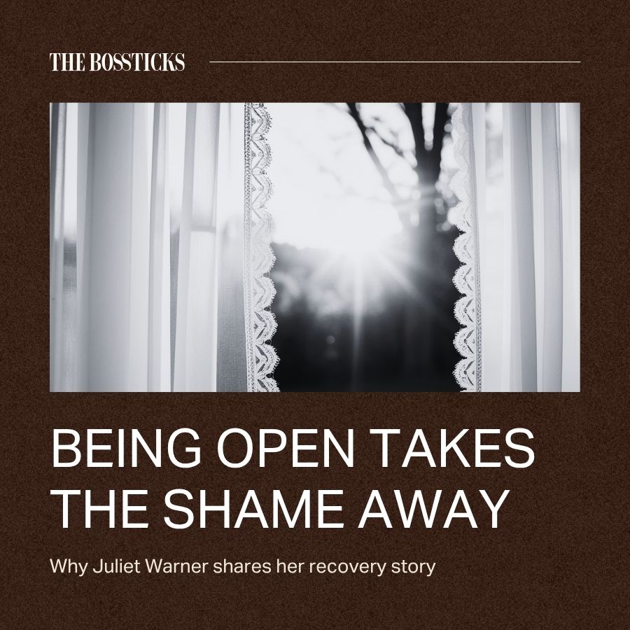 Being Open Takes the Shame Away